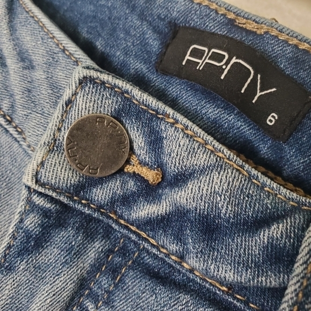 Apny Women's American Flag Patchwork Girlfriend J… - image 2